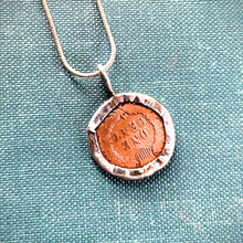 Load image into Gallery viewer, Bezel-Set Coin Charms - Ready to Ship and Custom Made to Order