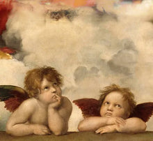 Load image into Gallery viewer, RARE Iconic Raphael’s Two Cherubs Spoon Ring. Size 8.5.