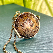 Load image into Gallery viewer, MADE TO ORDER CUSTOM LOCKET - Choose Two Zodiac Signs. ARIES, TAURUS, GEMINI, CANCER, LEO, VIRGO, LIBRA, SCORPIO, SAGITTARIUS, CAPRICORN, AQUARIUS, PISCES.