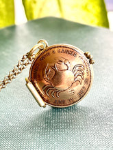 Load image into Gallery viewer, MADE TO ORDER CUSTOM LOCKET - Choose Two Zodiac Signs. ARIES, TAURUS, GEMINI, CANCER, LEO, VIRGO, LIBRA, SCORPIO, SAGITTARIUS, CAPRICORN, AQUARIUS, PISCES.