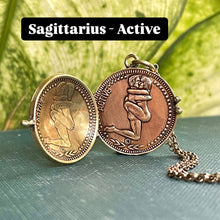 Load image into Gallery viewer, MADE TO ORDER CUSTOM LOCKET - Choose Two Zodiac Signs. ARIES, TAURUS, GEMINI, CANCER, LEO, VIRGO, LIBRA, SCORPIO, SAGITTARIUS, CAPRICORN, AQUARIUS, PISCES.