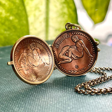 Load image into Gallery viewer, MADE TO ORDER Cancer Peep Show Token Locket