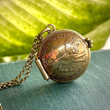 Load image into Gallery viewer, MADE TO ORDER CUSTOM LOCKET - Choose Two Zodiac Signs. ARIES, TAURUS, GEMINI, CANCER, LEO, VIRGO, LIBRA, SCORPIO, SAGITTARIUS, CAPRICORN, AQUARIUS, PISCES.