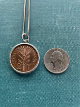 Load image into Gallery viewer, 100% OF SALE TO OPERATION OLIVE BRANCH - 1945 Palestine Coin Necklace