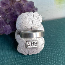 Load image into Gallery viewer, Stunning Turquoise and Carved Coral Roses Ring. Adjustable Size.