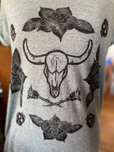 Load image into Gallery viewer, “Life & Death” Handprinted Block Printed Linocut Shirt