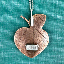 Load image into Gallery viewer, Beautiful Peach Pendant with Carnelian and Carved Turquoise on Sterling Chain