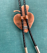 Load image into Gallery viewer, Beautiful Peach Bolo Tie in Carnelian and Turquoise with Sterling Accents