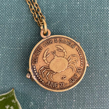 Load image into Gallery viewer, MADE TO ORDER Cancer Peep Show Token Locket