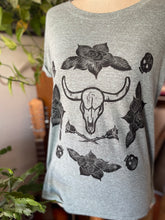 Load image into Gallery viewer, “Life & Death” Handprinted Block Printed Linocut Shirt