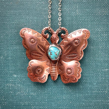 Load image into Gallery viewer, Copper &amp; Turquoise Concho Jewelry Set
