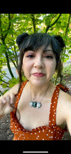 Load image into Gallery viewer, Modifiable Labradorite Pendant Made From Vintage Lost Earring. 100% of Proceeds to the Hussen and Najjar Families 🍉
