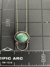 Load image into Gallery viewer, Sterling Turquoise Charm Holder Pendant
