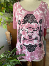 Load image into Gallery viewer, “Life &amp; Death” Handprinted Block Printed Linocut Shirt
